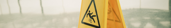 Caution Sign to Avoid Premises Liability Issues